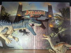 Jurassic World Hammond Collection Battle A Big Rock ALLOSAURUS & TROODON True FX
