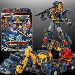 Metal Cardbot W SolidHorn Season 3 Transforming Combining Robot Toy Korea