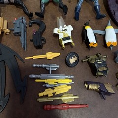 Lot Of 9 Vintage 1990’s Batman Kenner Action Figures Loose With accessories