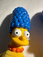 20th Century Fox The Simpsons Marge Plush/Plastic Figures LOT of 2 VTG 1990