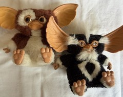 Rare Gremlins 2 Plush Mogwai Pair – Gizmo + Mohawk JUN Planning 1999 + 2000 4”