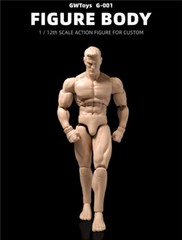 GWToys 1:12 G001 Super Strong Muscular 6″ Action Figure Body Male Flexible Doll