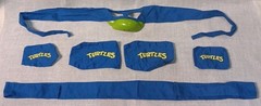 Vintage 1988 TMNT Dress Up Battle Fun Costume Set Mix Of Items & Accessories
