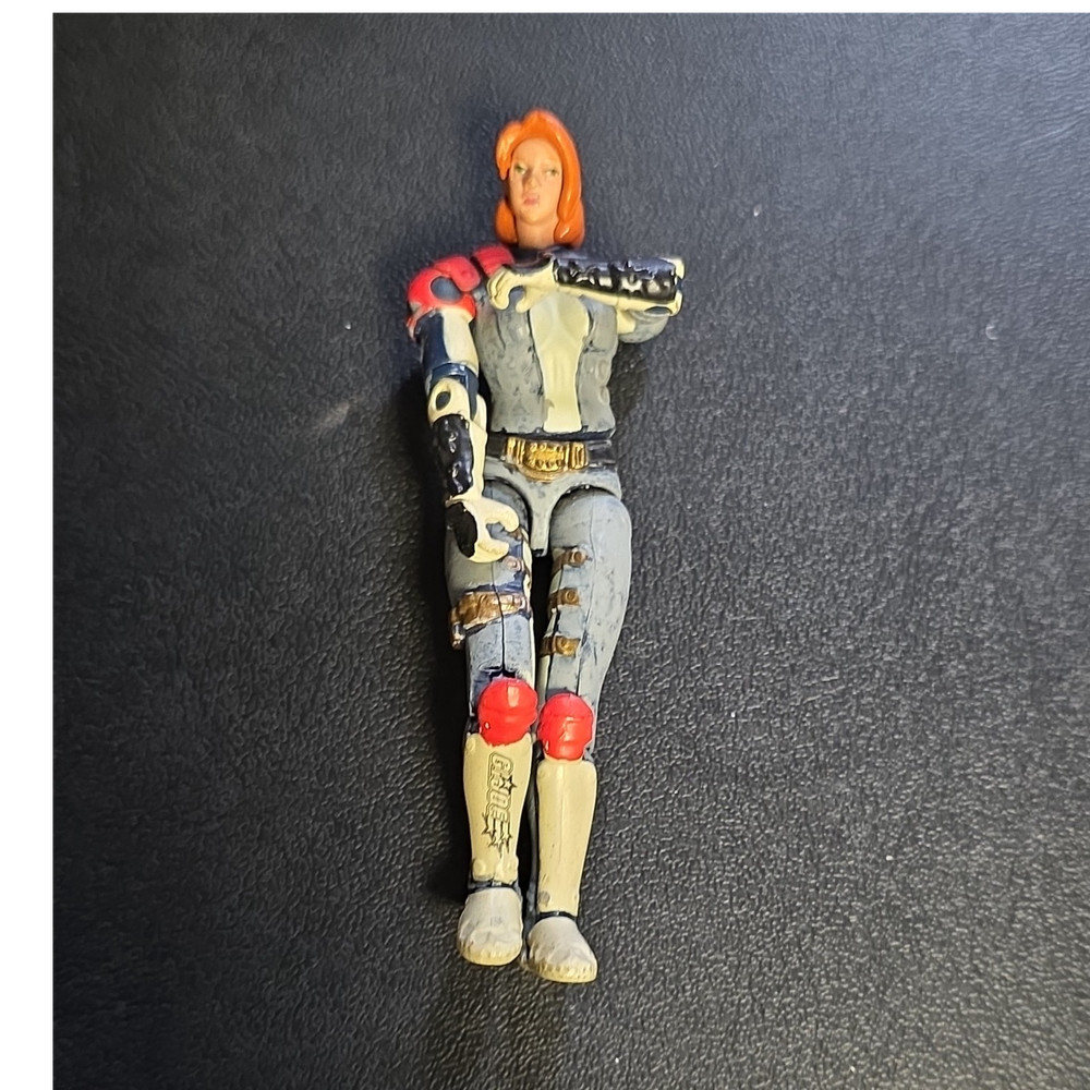Hasbro 2003 Action Figure Gray Red Yellow Black Plastic Articulated Toy