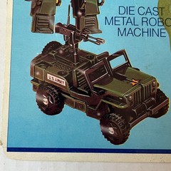 Vintage 1985 Pepsi Convert-A-Jeep Figure Machine Robo GoBots Transformers
