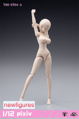 US Stock 86TOYS 1/12 T86-ST Flexible 6 inch Female Joint Action Figure Head Body