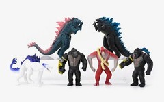 Godzilla x Kong The New Empire 6 Pcs 5-8 Cm Mini Action Figures King Of Monsters