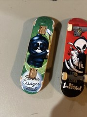 Vintage Tech Deck Blind Grim Reaper Ronnie Creager Fingerboard Lot 4 Red Blue