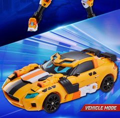 Metal Cardbot W Tachy Yellow Cheetah Sports Car Transforming Robot Season 3 2026