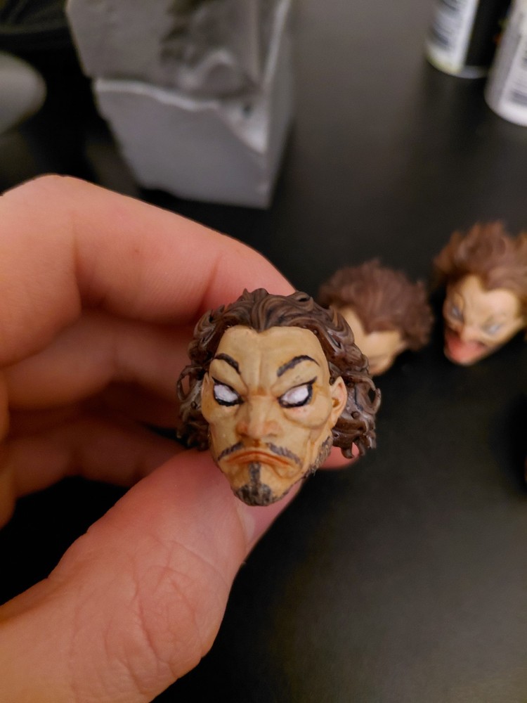 Baki musashi miyamoto 1/12 Headsculpts