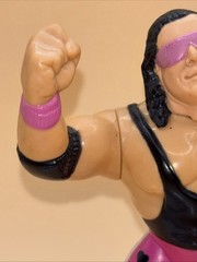 WWF HASBRO SERIES 4 BRET HART WWE Rare / Clean Working Action 1991 Vintage