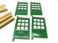 Replacement Doors/Posts for Thomas Wooden Railway Tidmouth Sheds Roundhouse 2001