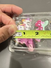 VTG My Little Pony Mini Holiday 5 Piece Ornament Set Kurt S. Adler 2004 Hasbro