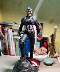 40cmH The Avengers Captain America Figure Model Statues Ornament Collection Gift