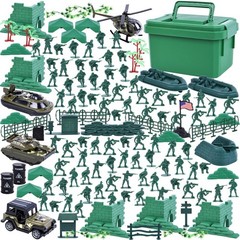 115PCS Army Men Playset, Military Soldier Set Army Action Figures Battle Grou…