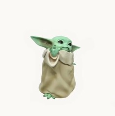 Grogu Baby With Gift Box Yoda The Child Mandalorian 8CM Action Figure Star Wars