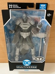 Steel platinum Reign of the Supermen McFarlane DC Multiverse new action figure