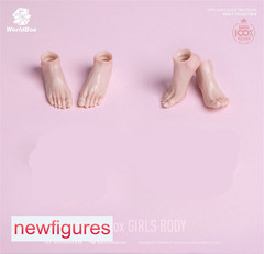 US Worldbox 1:6 AT202 Pale Skin Plump Hip 12 inch Female Action Figure Body Toys