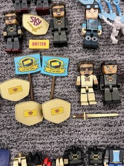 Tube Heroes Huge Toy Figure Lot Minecraft Jazwares With Shields & Accessories