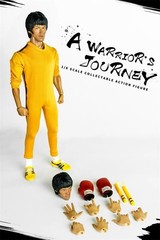 1:6 Scale Martial Arts Star Bruce Lee Kung Fu Lee PVC Figure With Double Head
