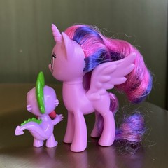 My Little Pony “TWILIGHT SPARKLE” & “SPIKE” (Friendship Lesson 2017) Brushables
