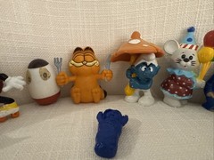 Smurf, California Raisins, Garfield, ET 12pc Lot Vintage Nostalgia 70s & 80s