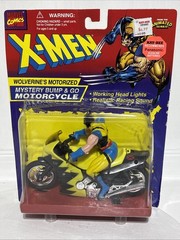 X-Men Wolverine Bump & Go Motorcycle with Removable Figure Marvel (Bubble Dent)