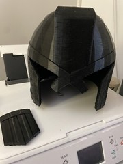 JUDGE DREDD Cosplay Helmet 3D Printed Raw DREDD