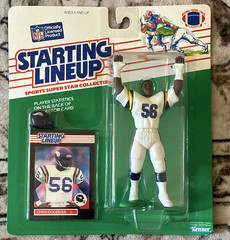 Kenner Starting Lineup 1989 NFL Edition Chris Doleman Figure w/ Card