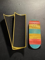 34mm Handmade Exotic Maple Wood Fingerboard Deck –100% Handcrafted in California