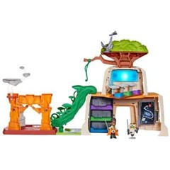 Star Wars Young Jedi Adventures Tenoo Jedi Temple Playset 2 Figures Lights