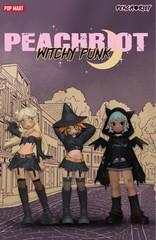 POPMART Peach Riot Witchy Punk Figures Vinyl Toy Gigi Poppy Frankie Witch Style