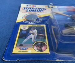 1991 Special Edition Barry Bonds Pirates Starting Lineup Figure Coin & Card