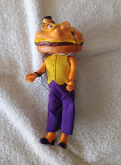 Pull-String Action Figure, Plastic/Fabric McDonald’s Mayor