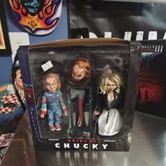 BRIDE OF CHUCKY Chucky & Tiffany 2 Pack 5″ Figure Set NEW NECA PLEASE READ !!!