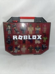 Roblox & Minecraft Mixed Lot of 20 Figures in Carrying Case – No Codes