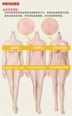 LDDOLL 1/6 EU28M Finger Bone Seamless Silicone Body 12″ Female Action Figure
