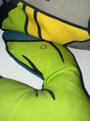 Vintage 1990 TMNT Teenage Mutant Ninja Turtles Pillow Buddy Leonardo Mirage
