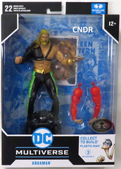 Mcfarlane DC Multiverse JLA Aquaman PLATINUM EDITION CHASE Plastic Man BAF hook!