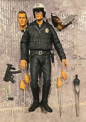 NECA Ultimate Terminator 2 Judgment Day T-1000 Motorcycle Cop 7″ Figure C *Read*