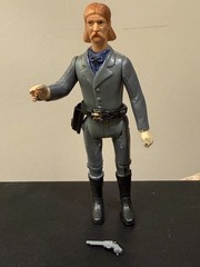 Vintage 1975 Excel Legends of the West Wild Bill Hickok Figure w/ Hat and Gun 4”