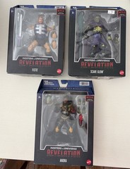 LOT of 3, Masters Of The Universe REVELATION. FISTO, SCARE GLOW, and ANDRA.