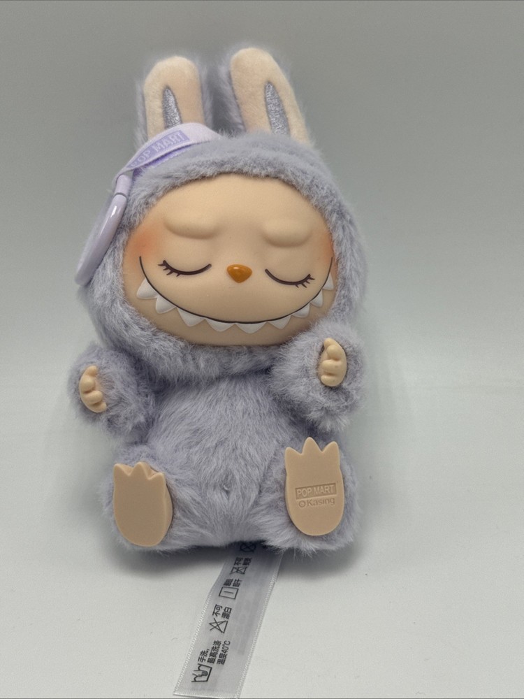 Pop MART Labubu Zizi Purple Vinyl Plush Keychain the Monsters Have a Seat Series
