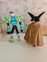 Mega Man Figure Lot Virus Attack WindblastMan Windblast Bass Cape NT Warrior