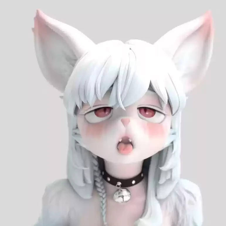 Lupacols Studio Furry Pink and White Animal Mother 100cm Action Figure Girl 2027