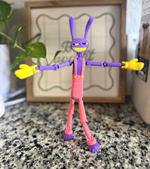 The Digital Circus Jax Articulated 3D Print Toy – Posed Display Figure