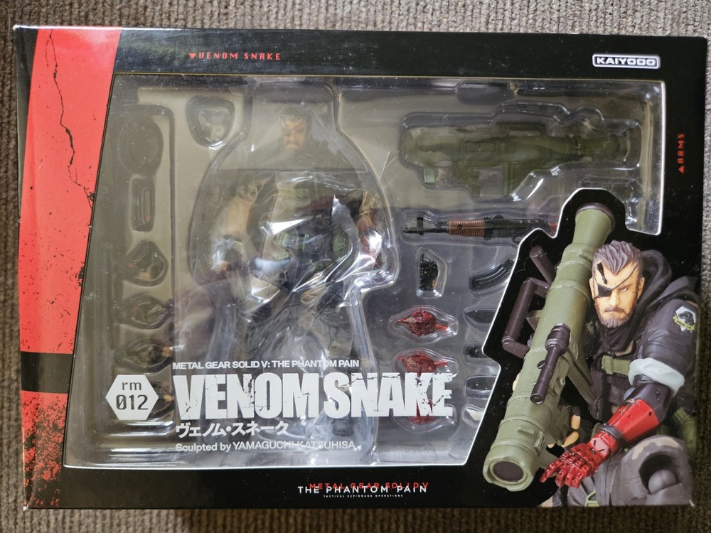 Metal Gear Solid 5 P.P Venom Snake Figure Kaiyodo Micro RM12 Revoltech Yamaguchi