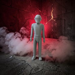 Gort Robot The Day the Earth Stood Still Sci-Fi TV, Statue 6” Figure Collectible