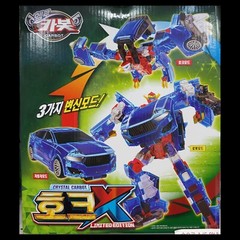 Hello Carbot Crystal HAWK X Limited Edition Transforming Robot Figure Car Toy