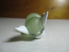 1996 Pokemon Finger Puppet Clear Dratini Gotta Catch Them All Nintendo Bandai